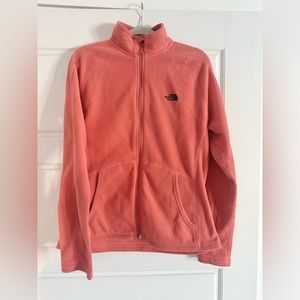 Women’s north face fleece zip up jacket